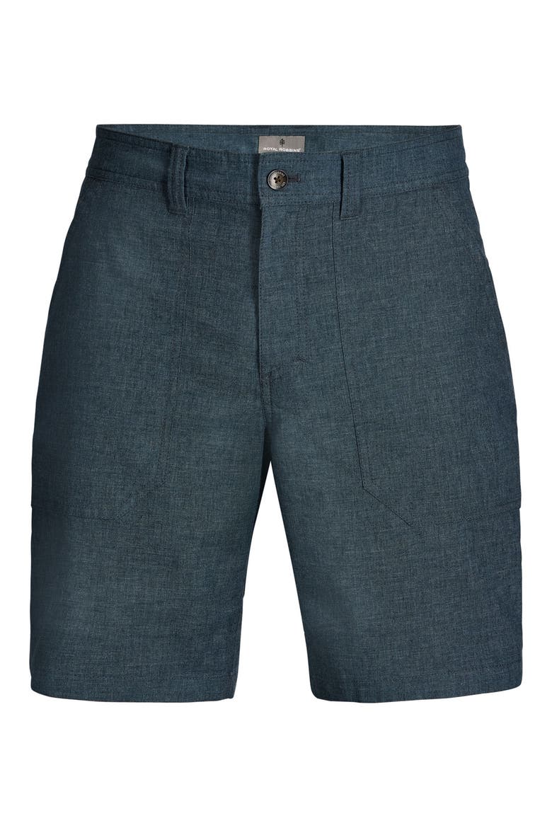 Hemp Blend Adventure Shorts, Main, color, ORION BLUE