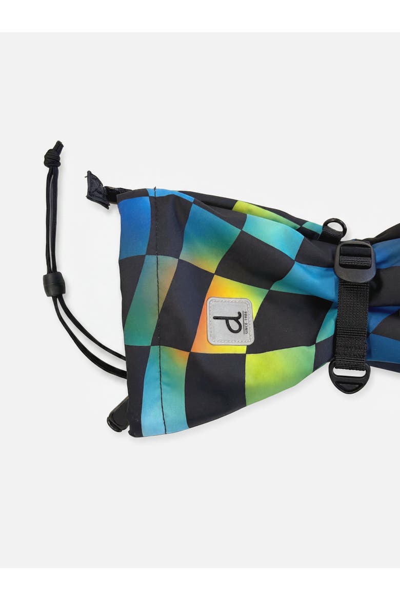 Checkered Teknik Waterproof Cordura Reinforced Winter Mittens, Alternate, color, Blue Checkered Print