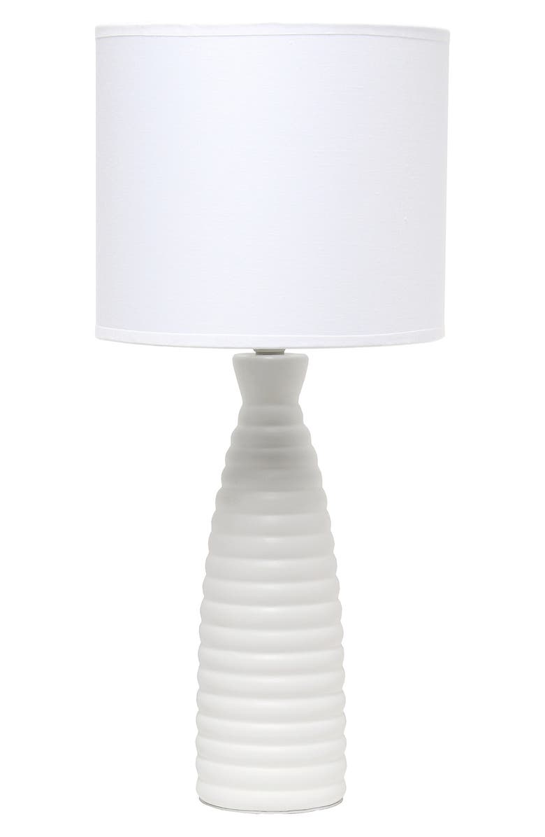 LALIA HOME Off-White Bottle Table Lamp, Main, color,