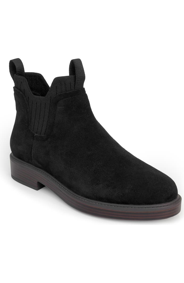 Aerosoles Pressly Chelsea Boot, Main, color, Black Suede