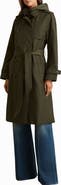 Reiss Azura Hooded Double Breasted Trench Coat
