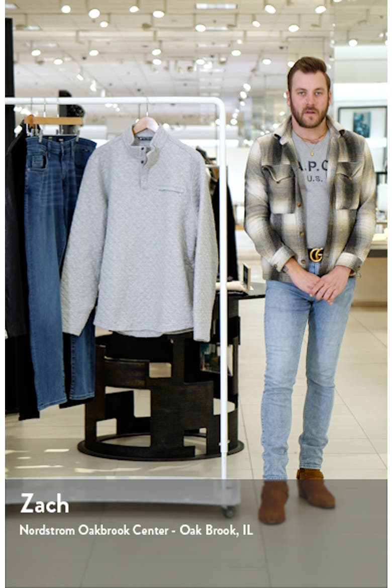 Transatlantic Quilted Henley Pullover video