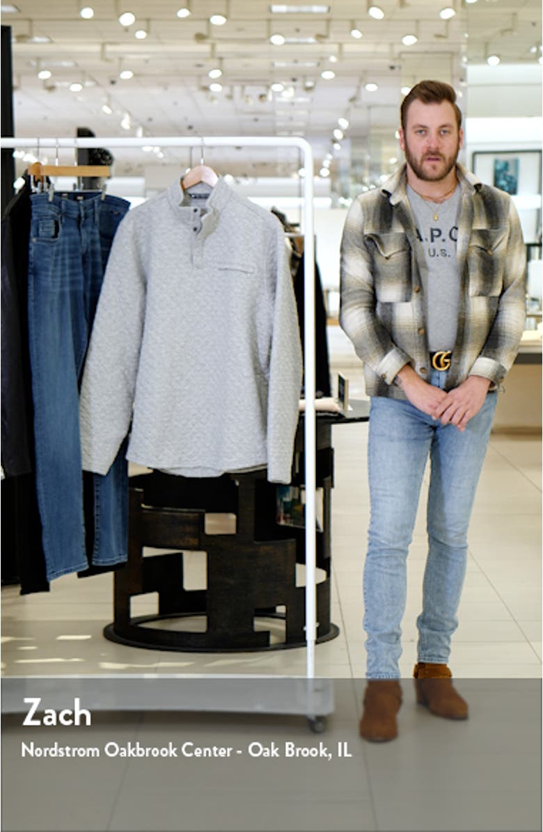 Transatlantic Quilted Henley Pullover, sales video thumbnail