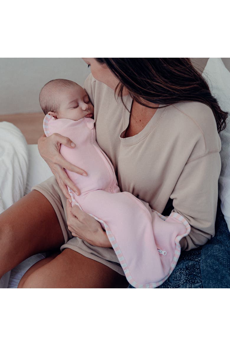 Easy Zipper Swaddle Blankets, Alternate, color, Pink