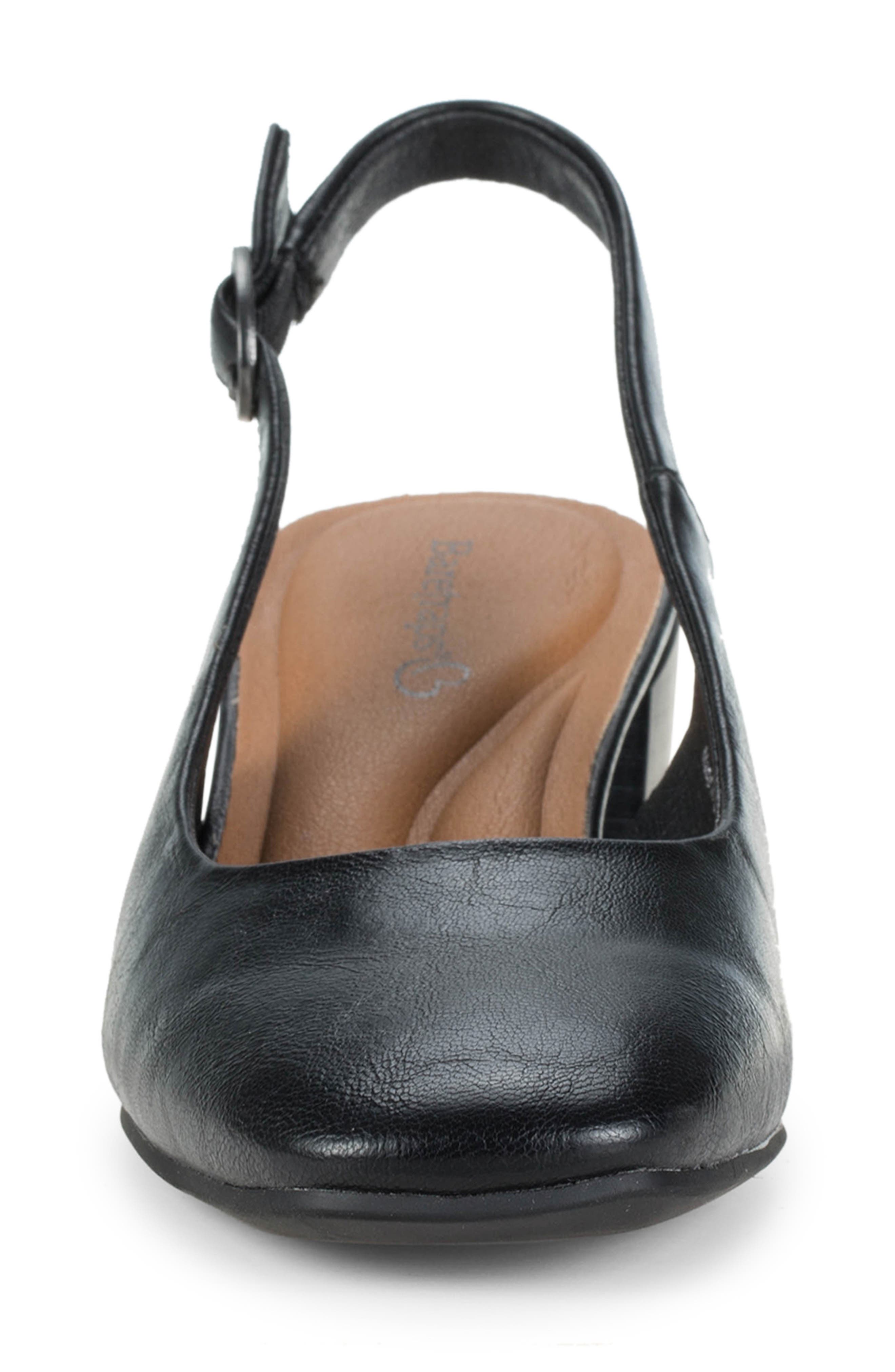 BARETRAPS Ester Block Heel Slingback Pump, Alternate, color, Black/ Black