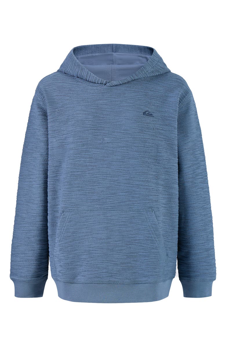 Quiksilver Kids' Reverse Slub French Terry Hoodie, Main, color, Stormy Seas