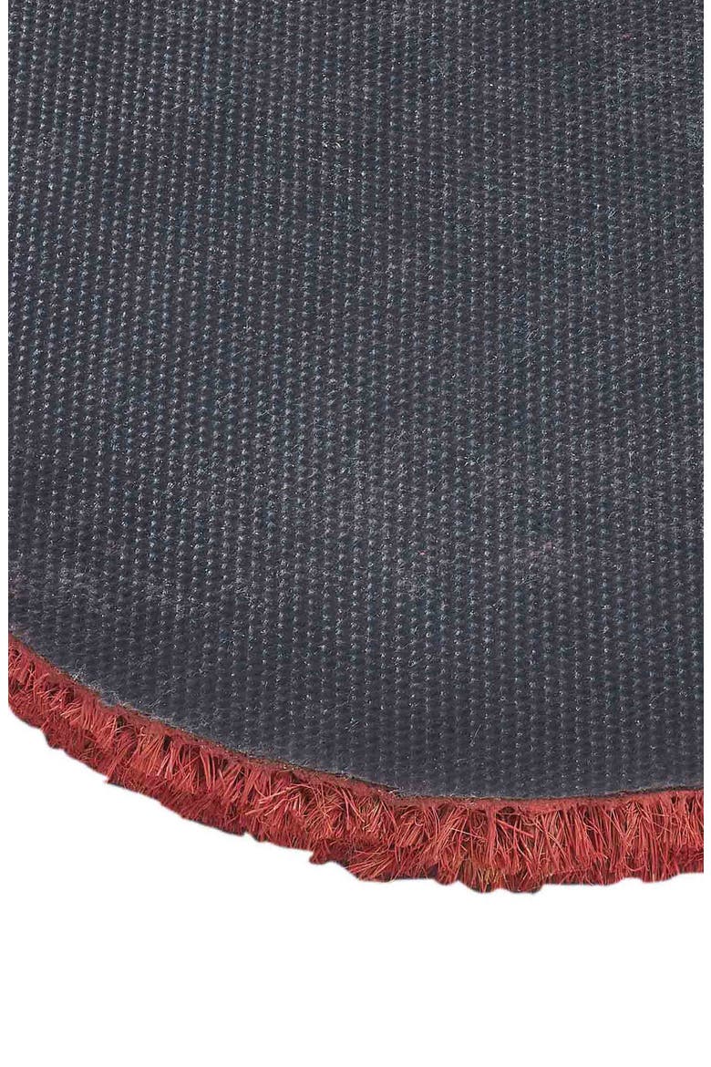 Scalloped Edge Coir Doormat, Alternate, color, BROWN MULTI