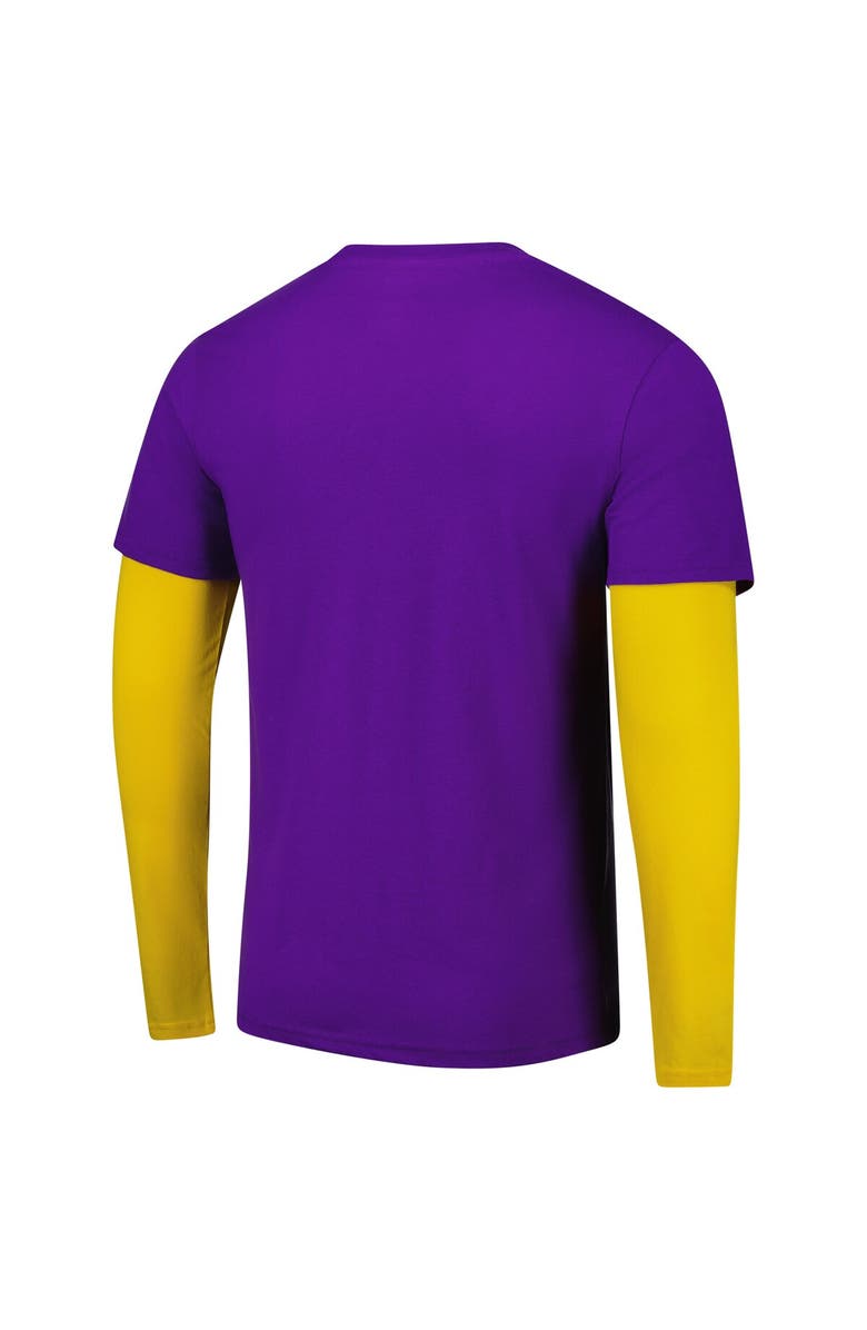 Stadium Essentials Unisex Stadium Essentials Purple Los Angeles Lakers Spectator 2fer Long Sleeve T-Shirt, Alternate, color, Purple