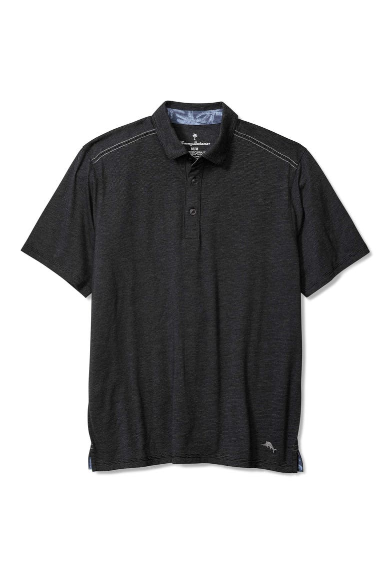 Harbor Isles Polo, Alternate, color, BLACK