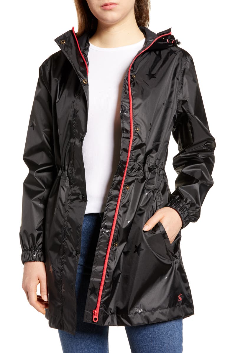 Joules Packable Waterproof Rain Jacket, Main, color,