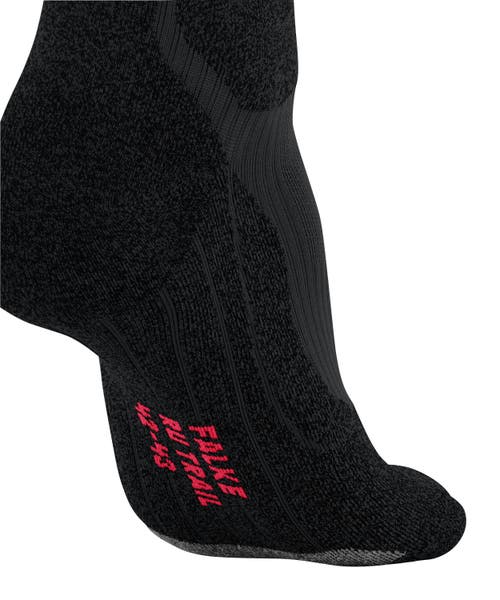 Falke Ru Trail Stabilizing Running Socks In Black