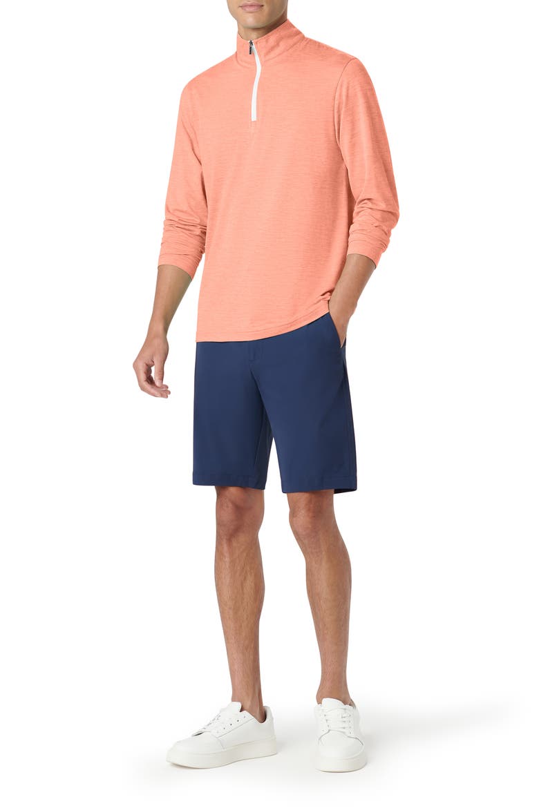 Quarter Zip Performance Pullover, Alternate, color, CORAL