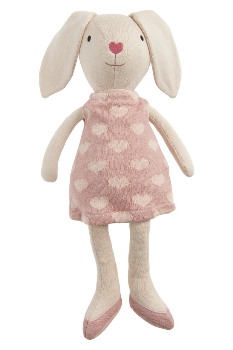 Luella Plush Bunny Stuffed Animal, Main, color, WHITE