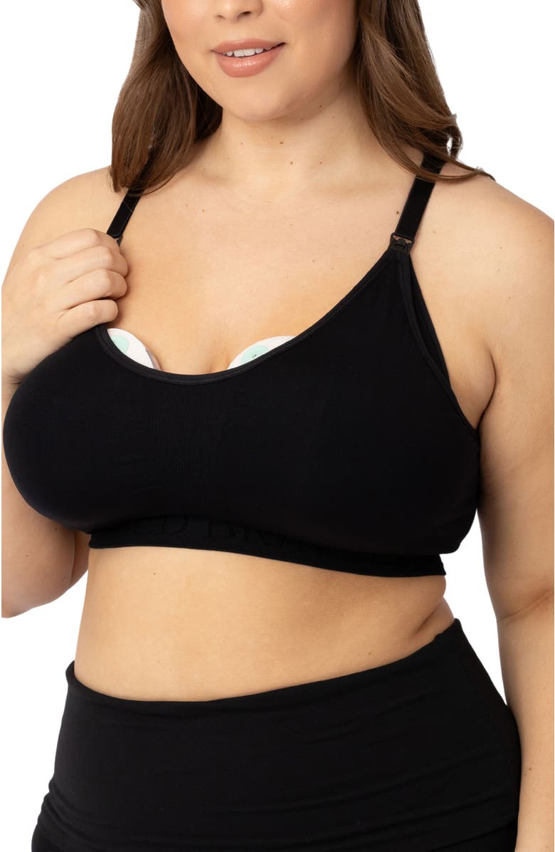 Kindred Bravely Sublime Nursing Sports Bra - Fits Sizes 30B-40D, Alternate, color, Black