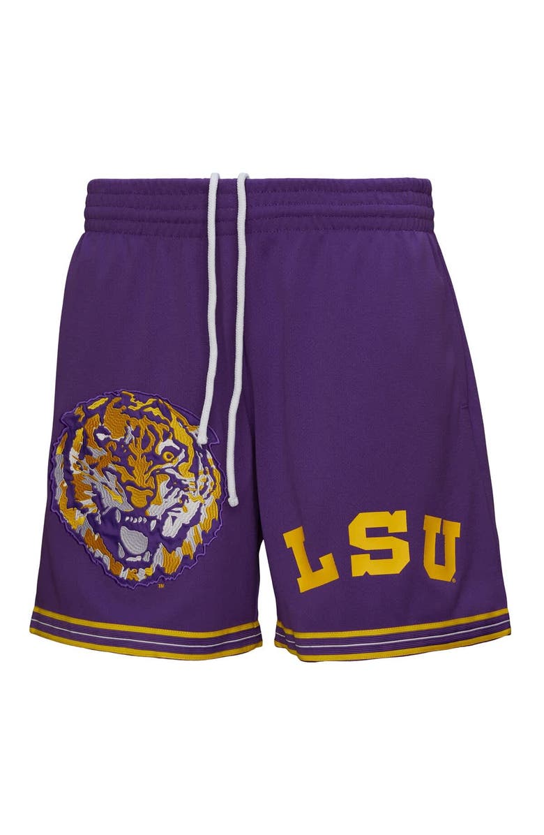 Mitchell & Ness Men's Mitchell & Ness  Purple LSU Tigers Team Origins Mesh Shorts, Alternate, color, 