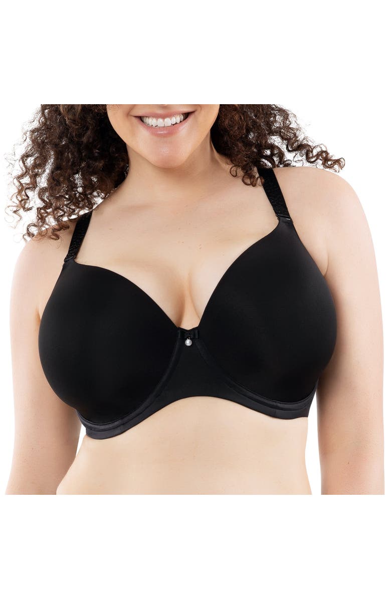 Parfait Elise T-Shirt Bra, Alternate, color, Black