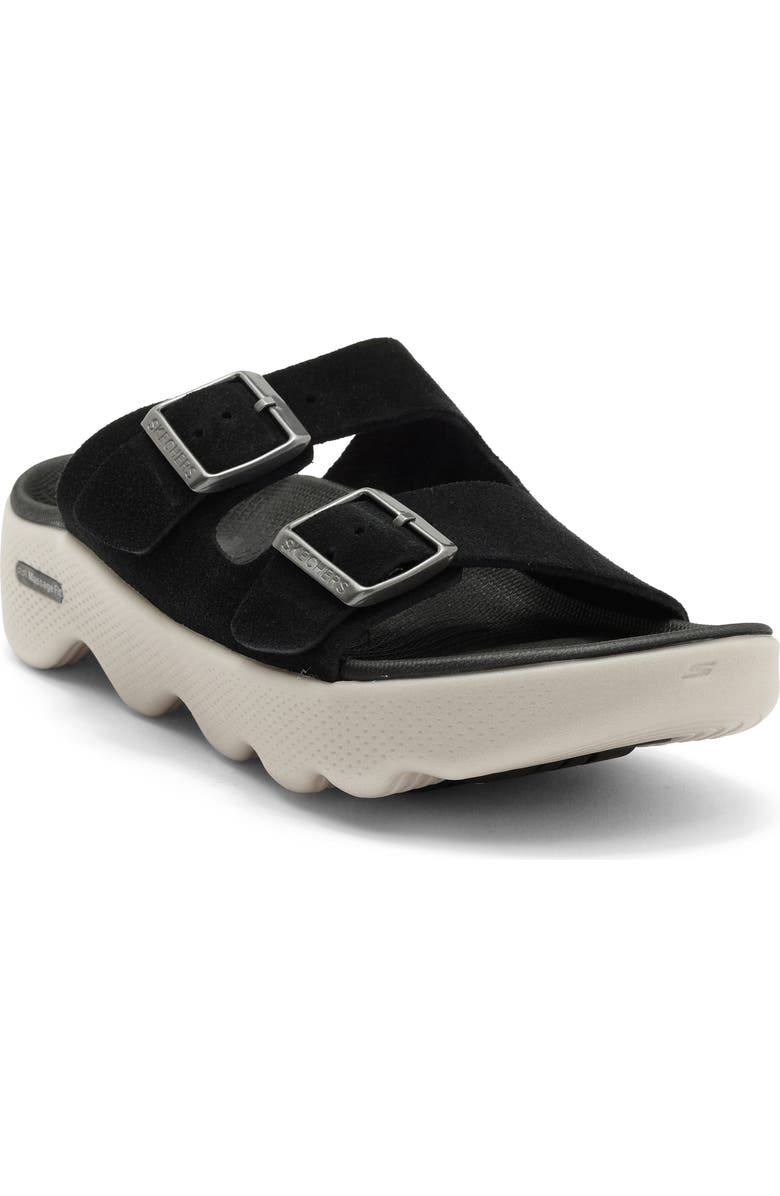 SKECHERS Massage Fit Revive Honey Sandal, Main, color, Black