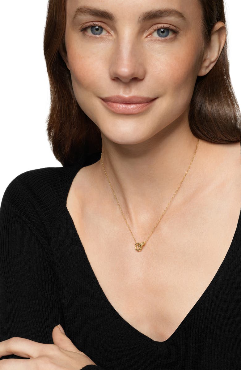 David Yurman Sculpted Cable Chain Necklace in 18K Yellow Gold, 9mm, Alternate, color, 18K Gold
