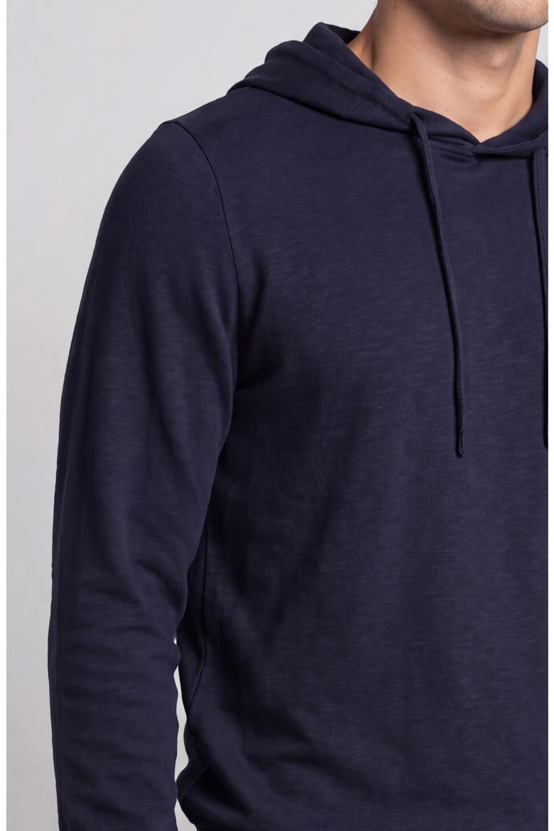 Air Weight Slub Hoodie, Alternate, color, MIDNIGHT