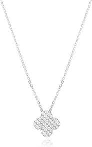 The Lovery Fine Jewelry Diamond Clover Necklace