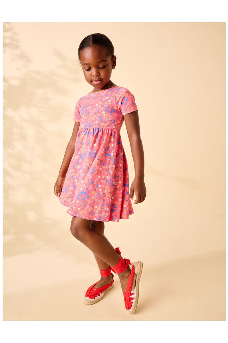 Twist Back Ballet Dress, Alternate, color, Malindi Wildflowers