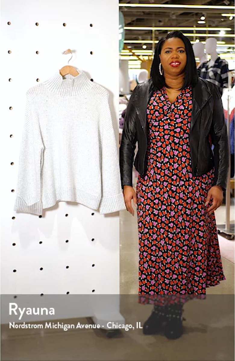 Supersoft Wide Sleeve Turtleneck Sweater, sales video thumbnail