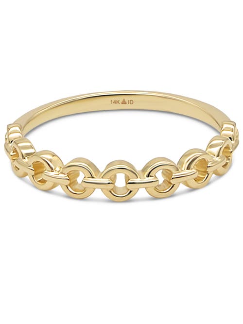 Devata Cable Link Ring In Gold