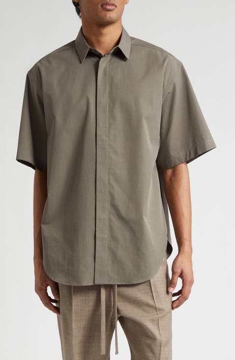 Classic Short Sleeve Button-Up Shirt
