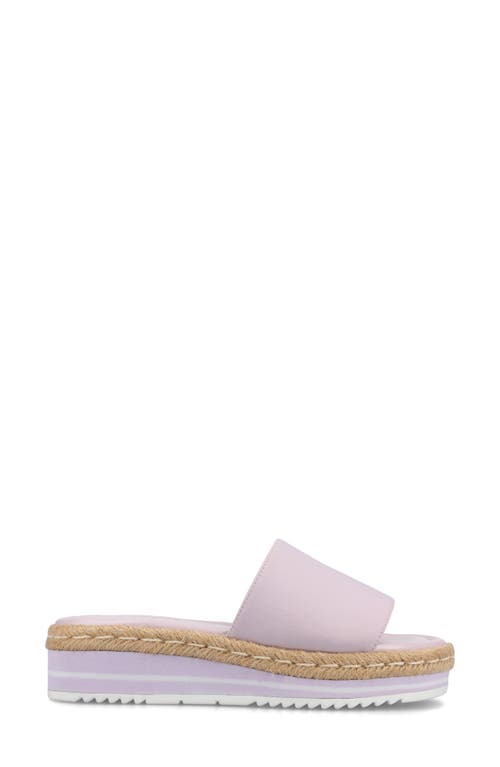 Journee Collection Rosey Wedge Sandal In Lilac