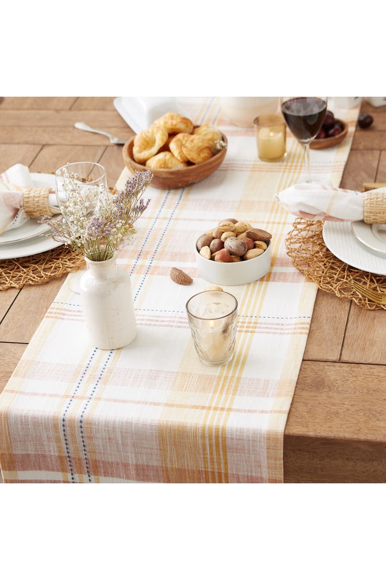 Veranda Plaid Table Runner, Alternate, color, Veranda
