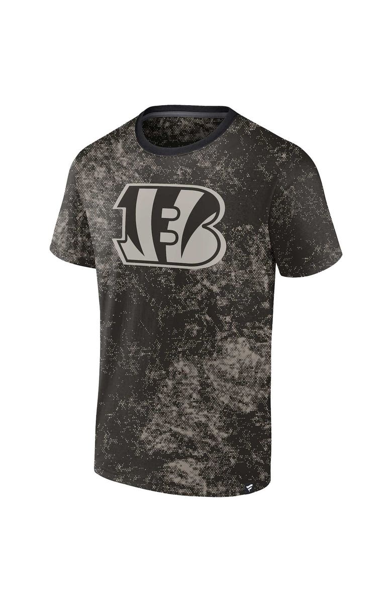 FANATICS Men's Fanatics Branded Black Cincinnati Bengals Shadow T-Shirt, Alternate, color, 