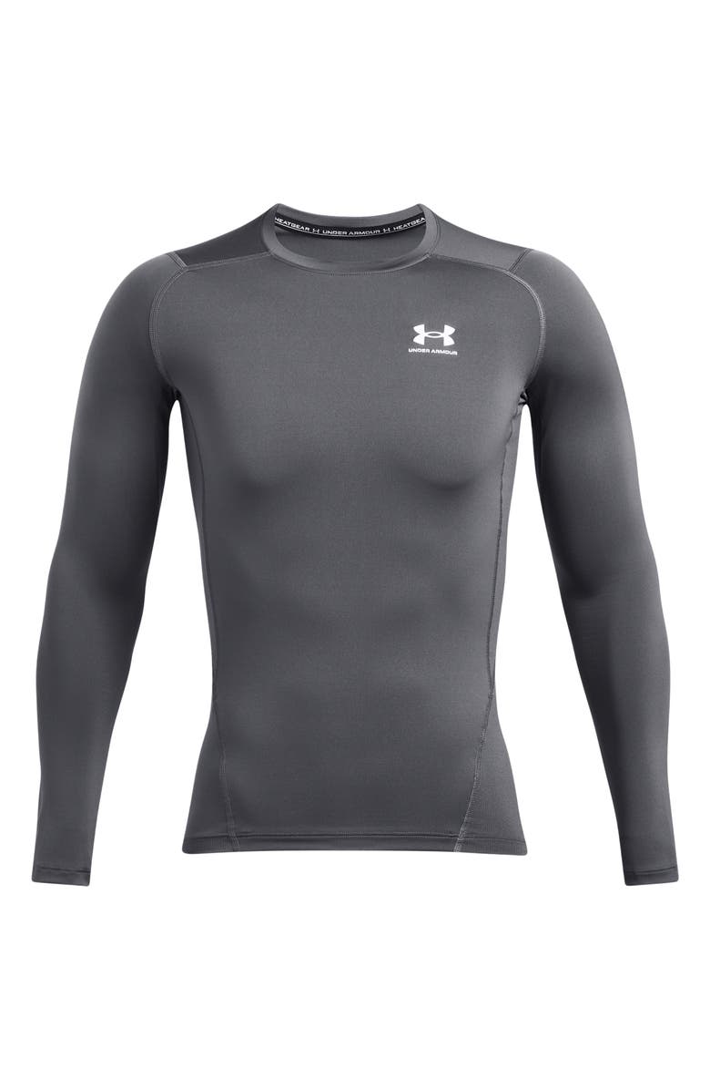 Under Armour HeatGear<sup>®</sup> Compression Long Sleeve Top, Alternate, color, 