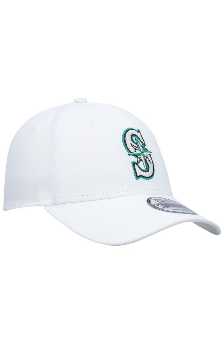 New Era Men's New Era White Seattle Mariners League II 9FORTY Adjustable Hat, Alternate, color, 