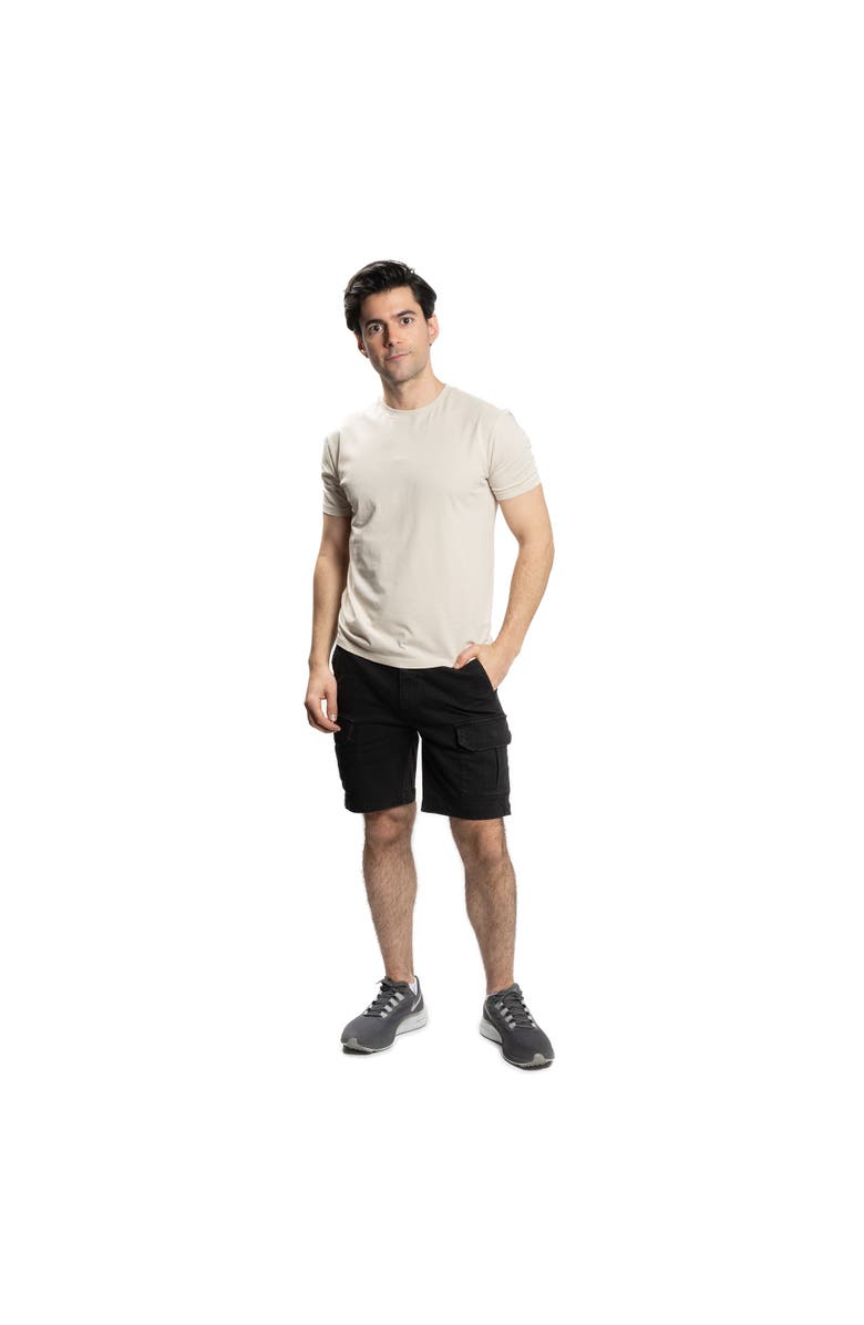 Peter Manning Cargo Shorts, Alternate, color, Black