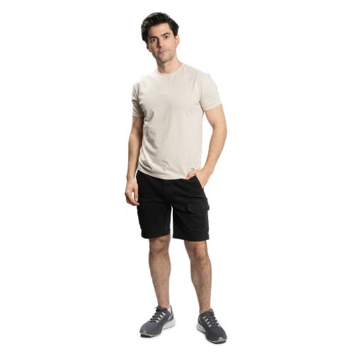 Peter Manning Cargo Shorts In Black