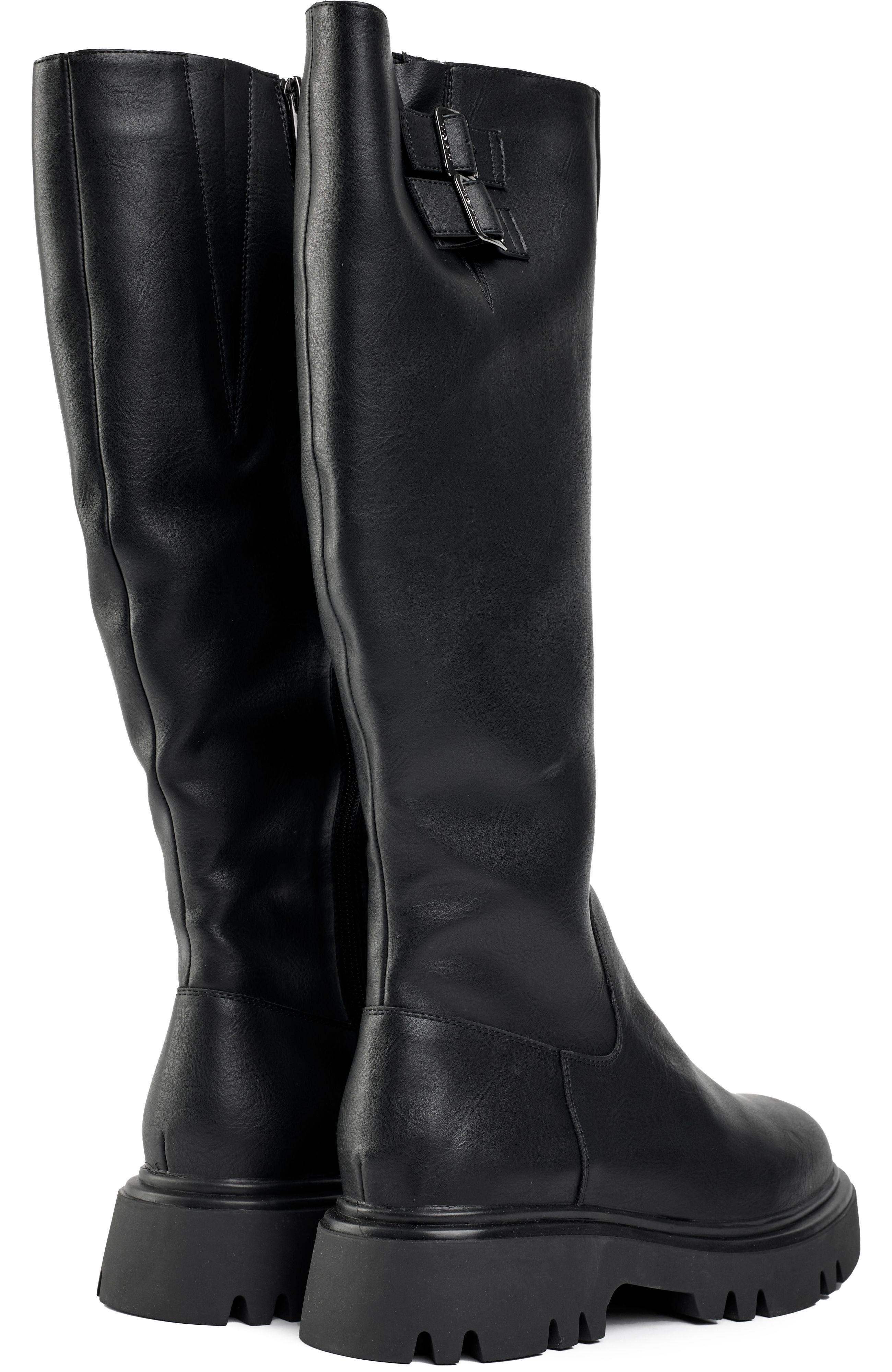V.GAN LONDON Vegan Bram Knee-High Boots, Alternate, color, Black