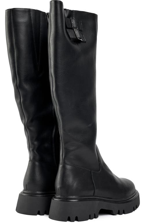 V.gan London Vegan Bram Knee-high Boots In Black