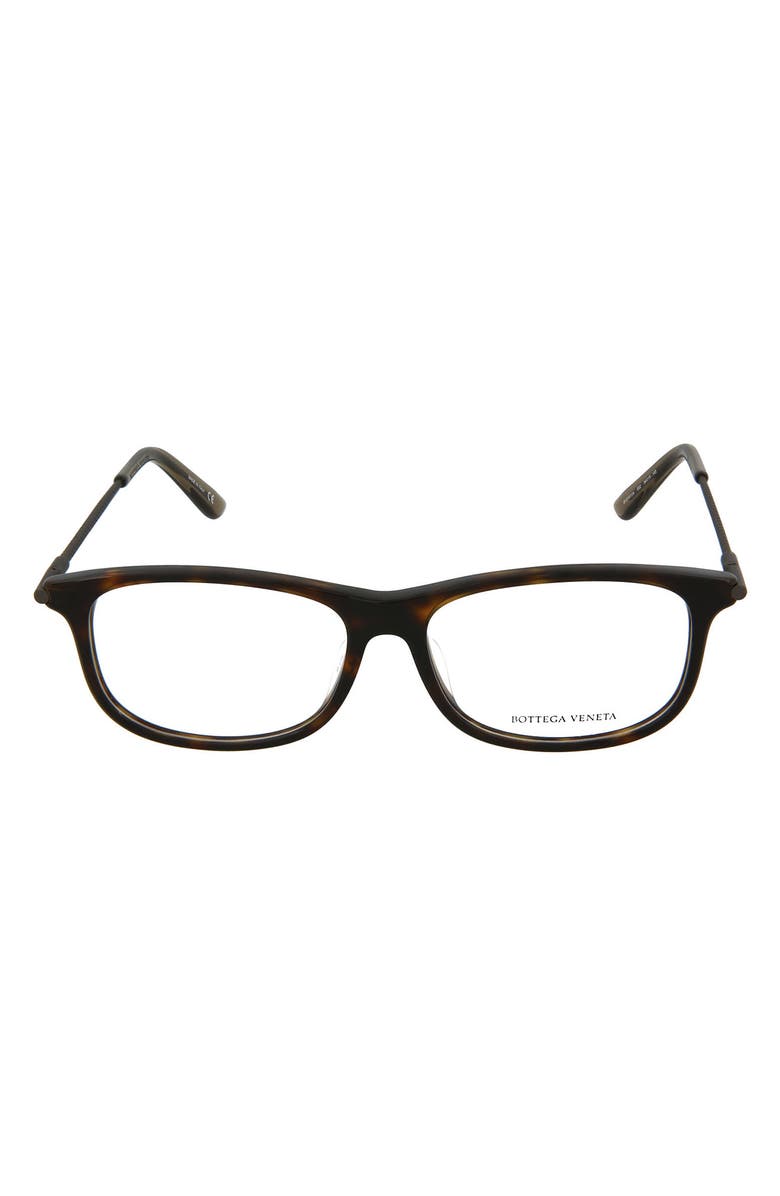 Bottega Veneta 54mm Square Optical Frames, Main, color,