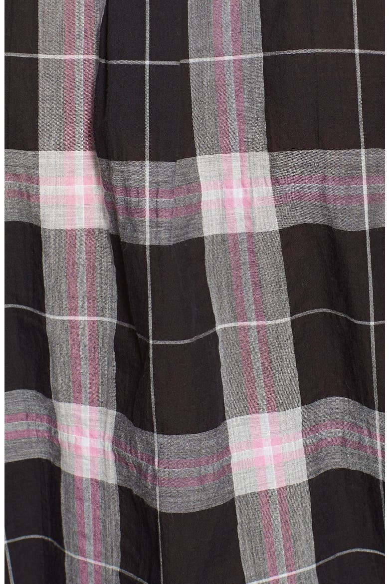 'Thomas' Trim Fit Plaid Sport Shirt, Alternate, color, BLACK MULTI