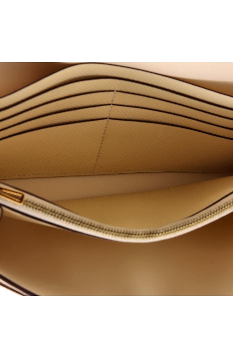 Pre-Owned Hermes Constance To Go Wallet Epsom, Alternate, color, Nata