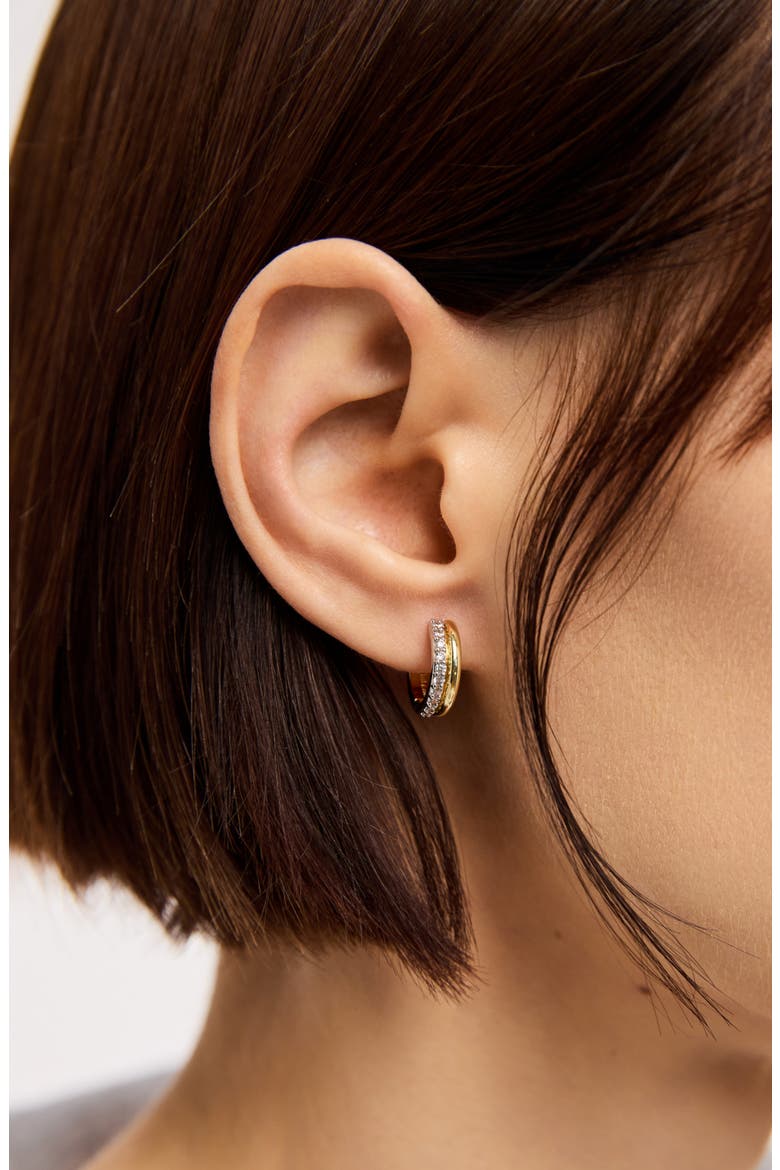 Asher Pavé, Alternate, color, GOLD / SILVER / CLEAR