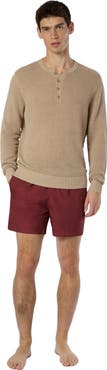 Onia Linen Henley Sweater