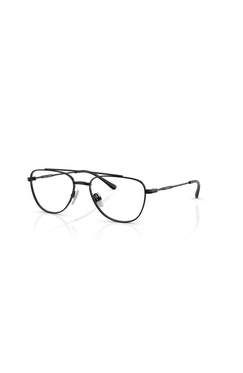 Vogue Eyewear 50mm Pilot optical glasses, Main, color, Black
