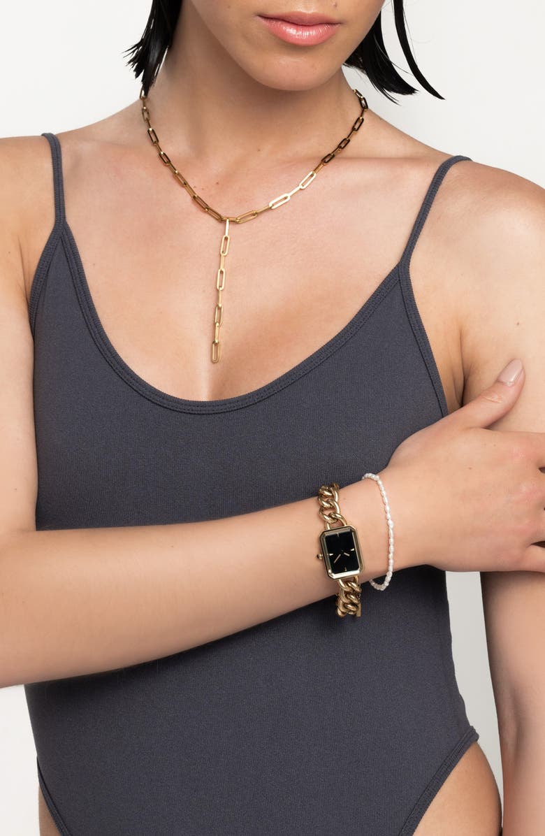 st. Moran Michel Freshwater Pearl Bracelet, Alternate, color, White