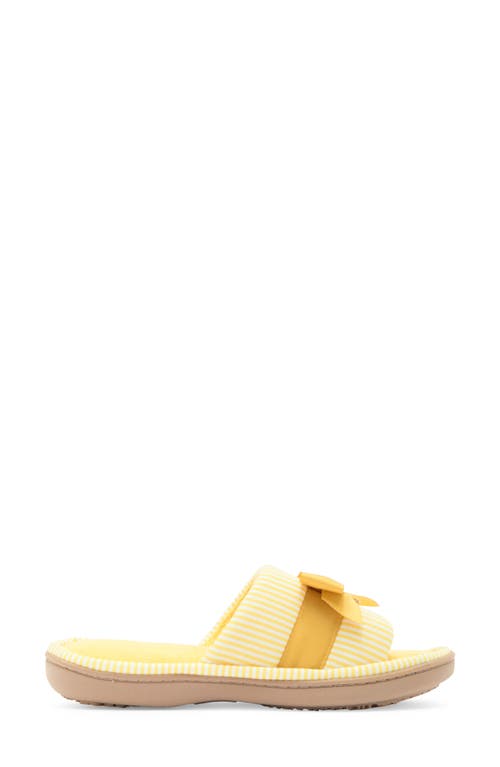 ISOTONER ISOTONER FRUIT CHARM SCUFF SLIPPER 