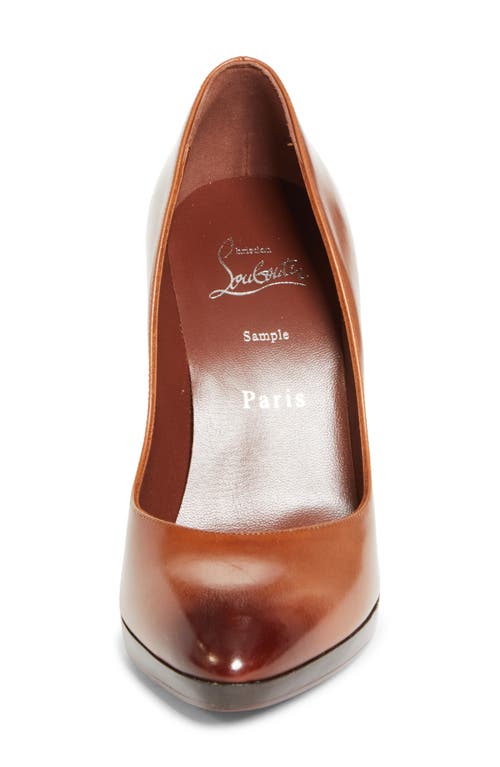 Christian Louboutin Fannylove Alta Pump In Brown