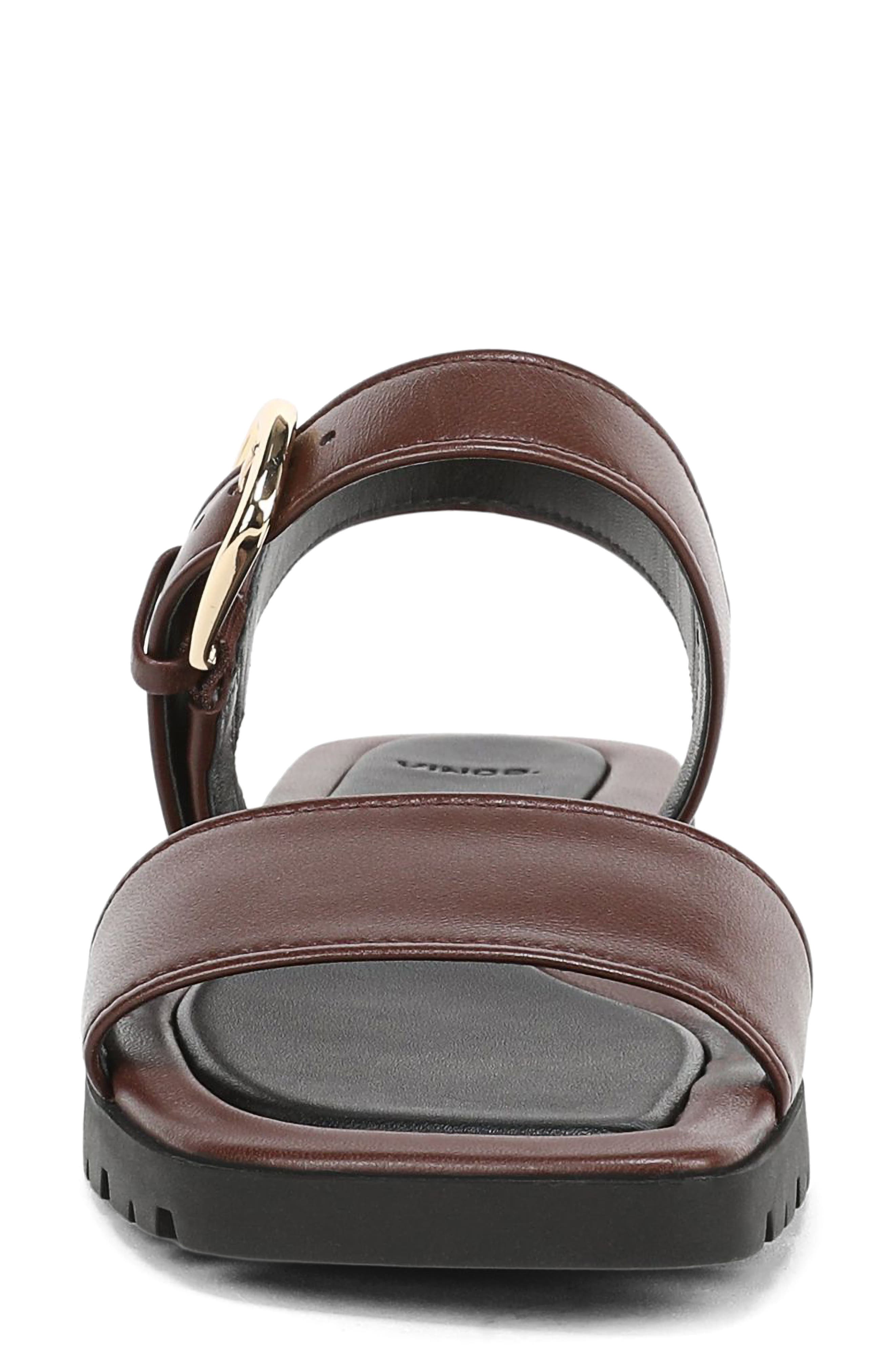 Vega Ankle Strap Sandal, Alternate, color, MOLTON BROWN