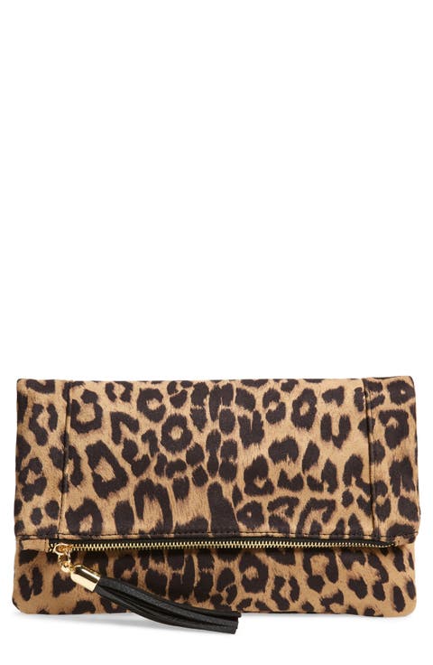 Convertible Faux Leather Clutch