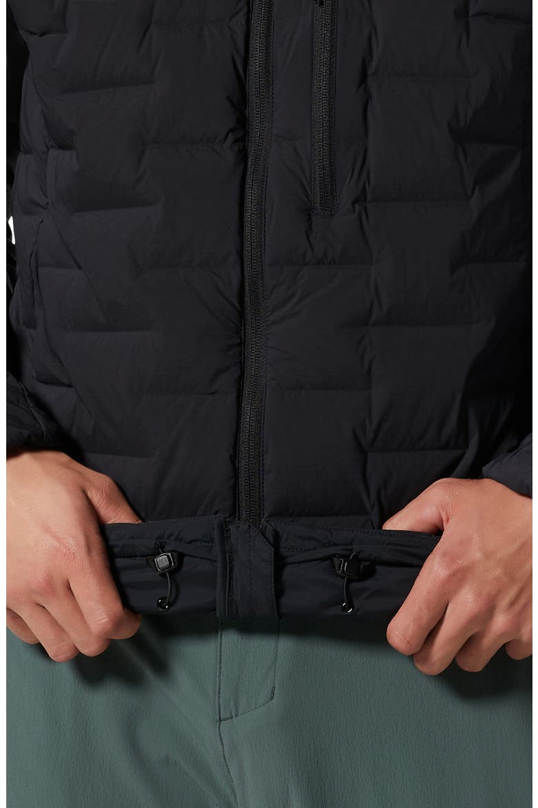 Stretchdown™ 700 Fill Power Down Hooded Jacket, Alternate, color, BLACK