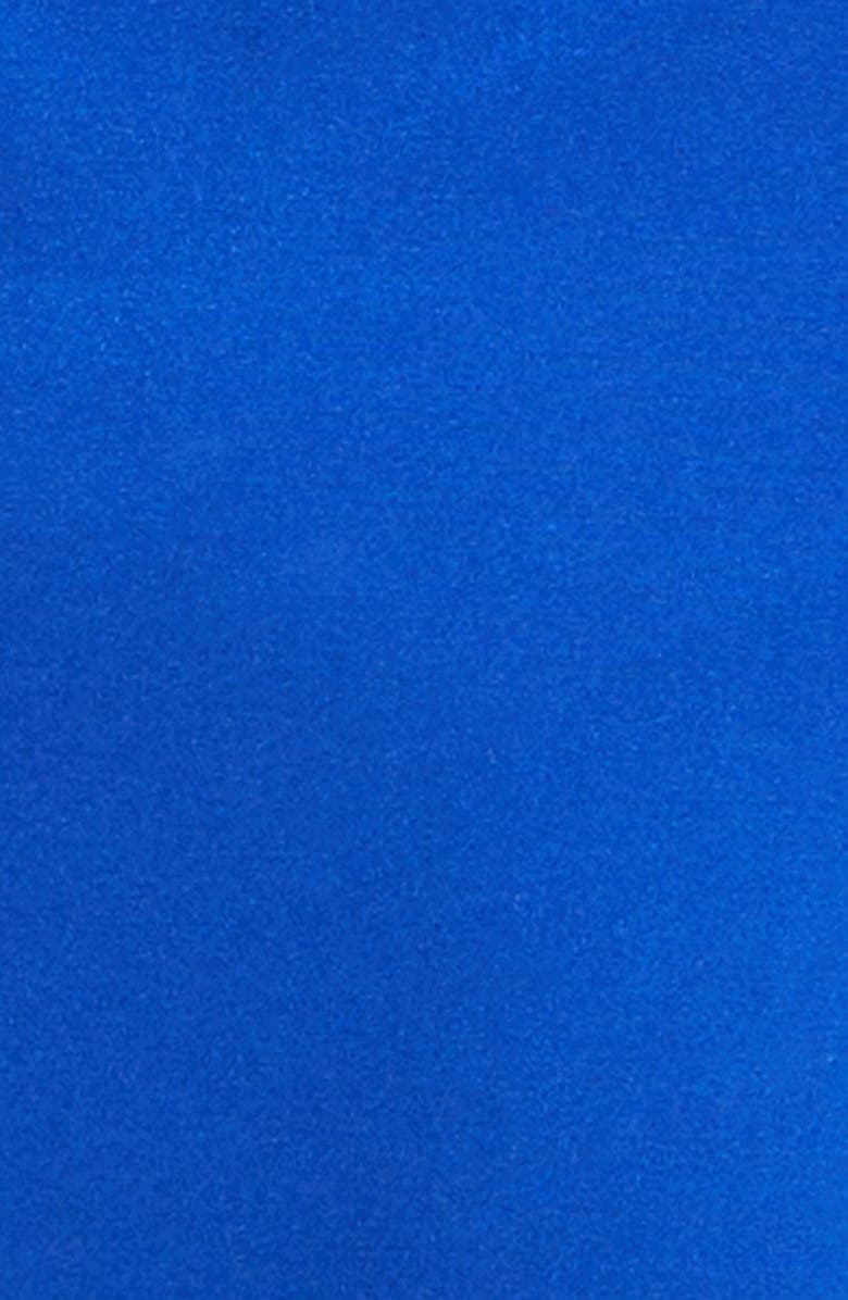 Max Mara Canarie Ruched Cutout One-Shoulder One-Piece Swimsuit, Alternate, color, Cornflower Blue